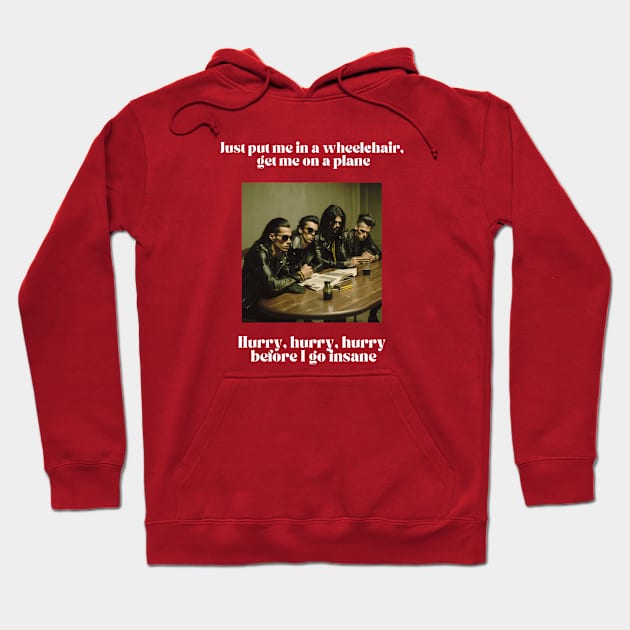 RAMONES I wanna be Sedated (D) Hoodie by Seligs Music